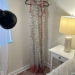 Red Valentino Crepe Sheer Red White Blue Knots Sailor Wideleg Yacht Jumpsuit